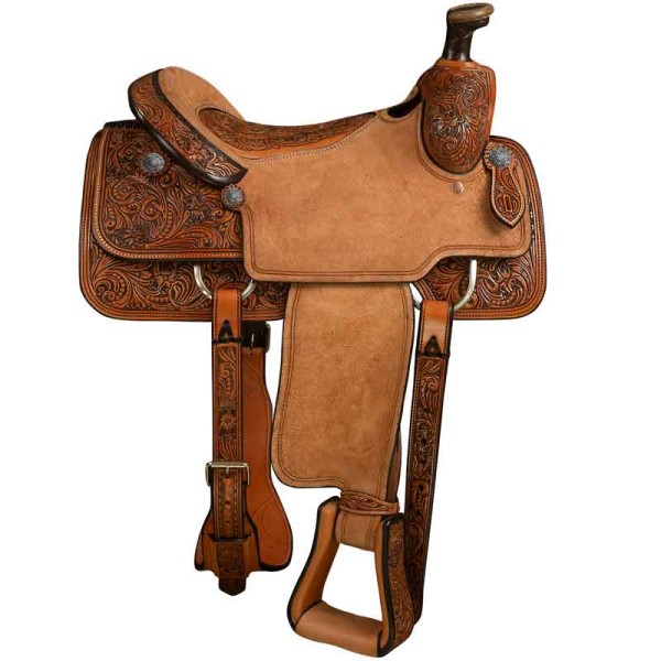 Half Carved Roper Saddle